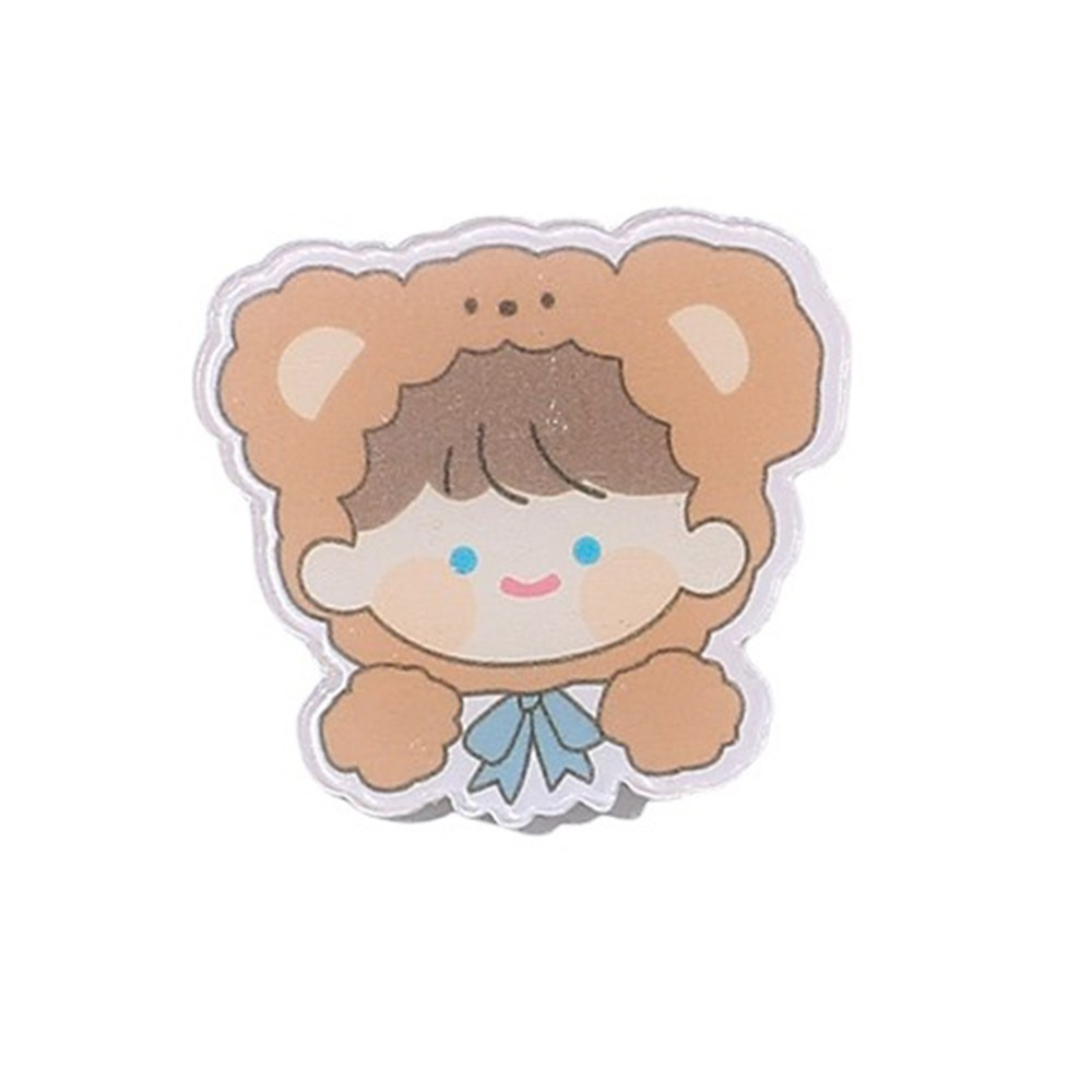 1 Huy Hiệu Cài Áo Kim Loại Nhiều Kiểu Dáng Dễ Thương