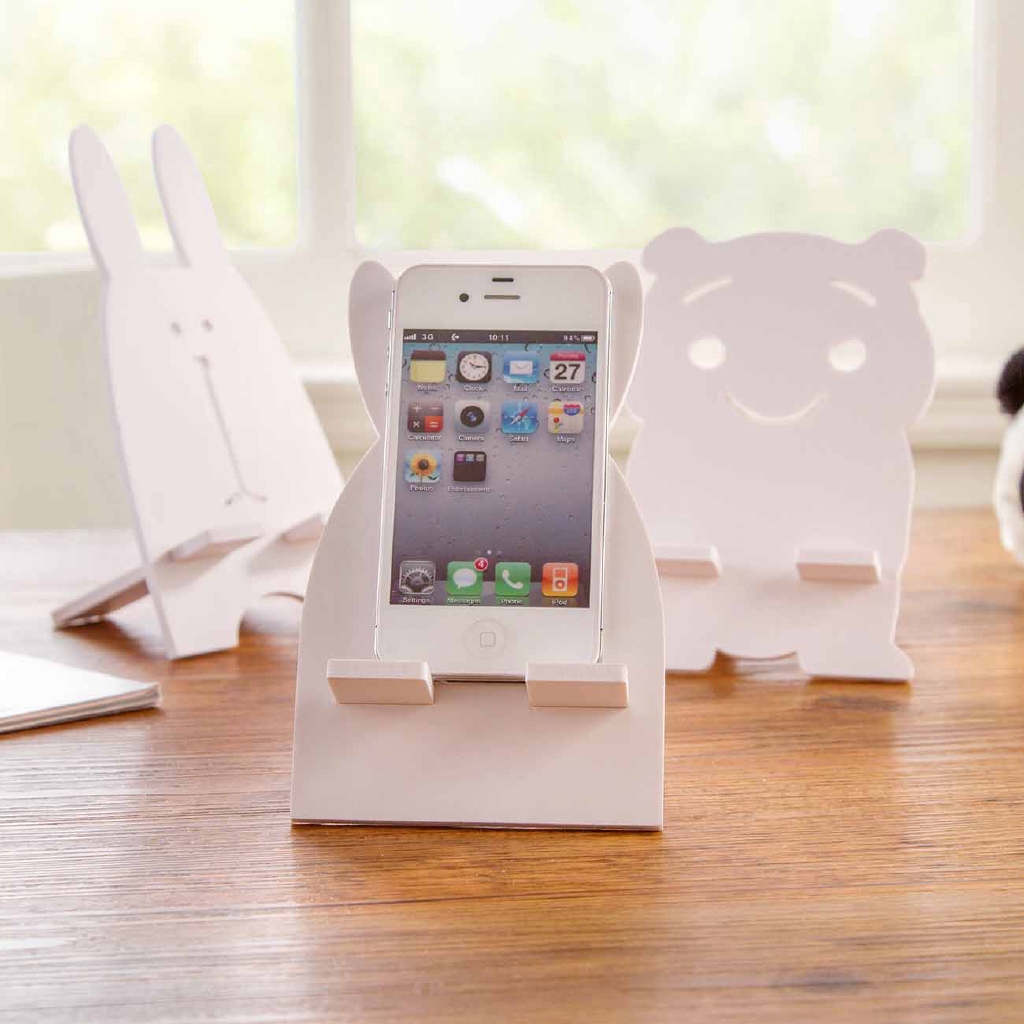 Giá đỡ điện thoại bằng gỗ hình động vật đáng yêu | BigBuy360 - bigbuy360.vn