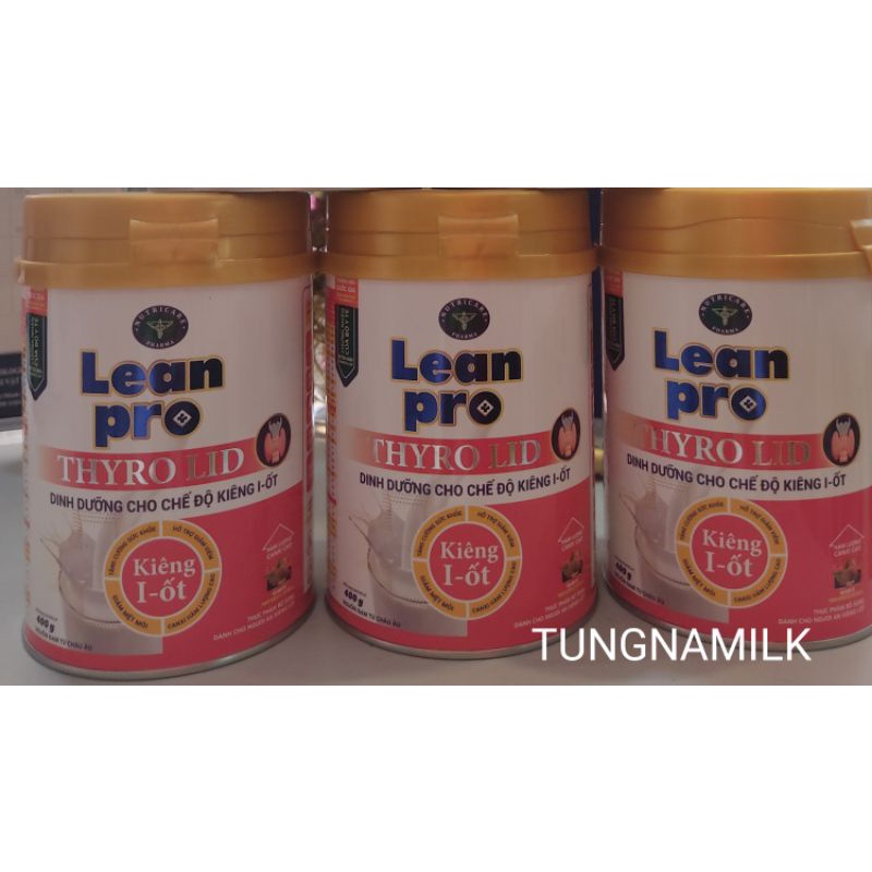 Thực phẩm dinh dưỡng Lean pro thyro lid  hộp 400g, 900g