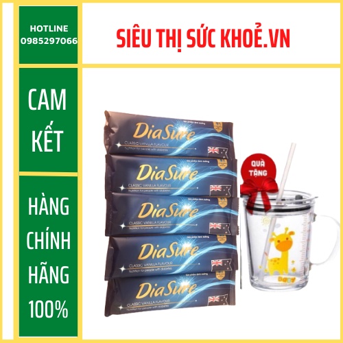 🍀 Sữa non DiaSure gói lẻ - Cung cấp dinh dưỡng toàn diện cho người bị tiểu đường