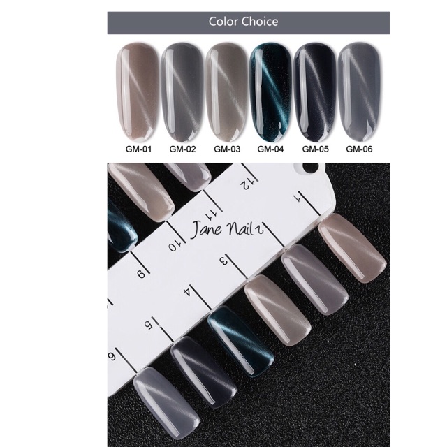 Sơn gel as mắt mèo xám