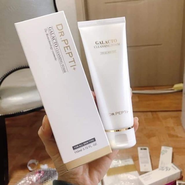 Sữa Rửa Mặt Tạo Bọt Dr.Pepti+ Galacto Cleansing Foam 110ml
