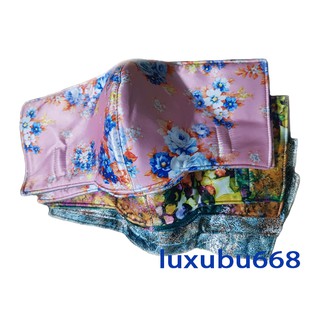 Khẩu trang vải che bít mặt in hoa dày vải bóng - Shop Luxubu giá rẻ chất lượng