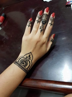 Mực vẽ Henna - Golecha đen