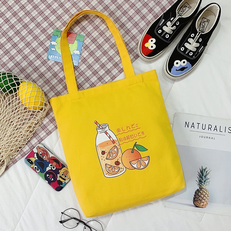 Túi Đeo Vai Bằng Vải Canvas Thời Trang Dành Cho Nữ