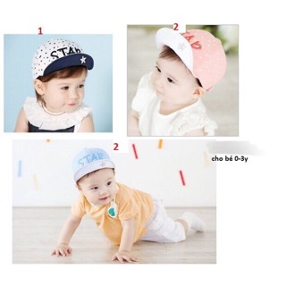 Nón vải STAR cho bé từ 6 tháng đến 3 tuổi
