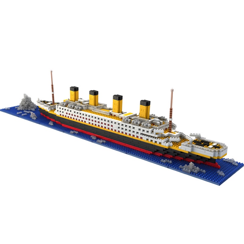 Bộ Đồ Chơi Xếp Hình Mô Hình Tàu Titanic Gồm 1860 Mảnh Ghép