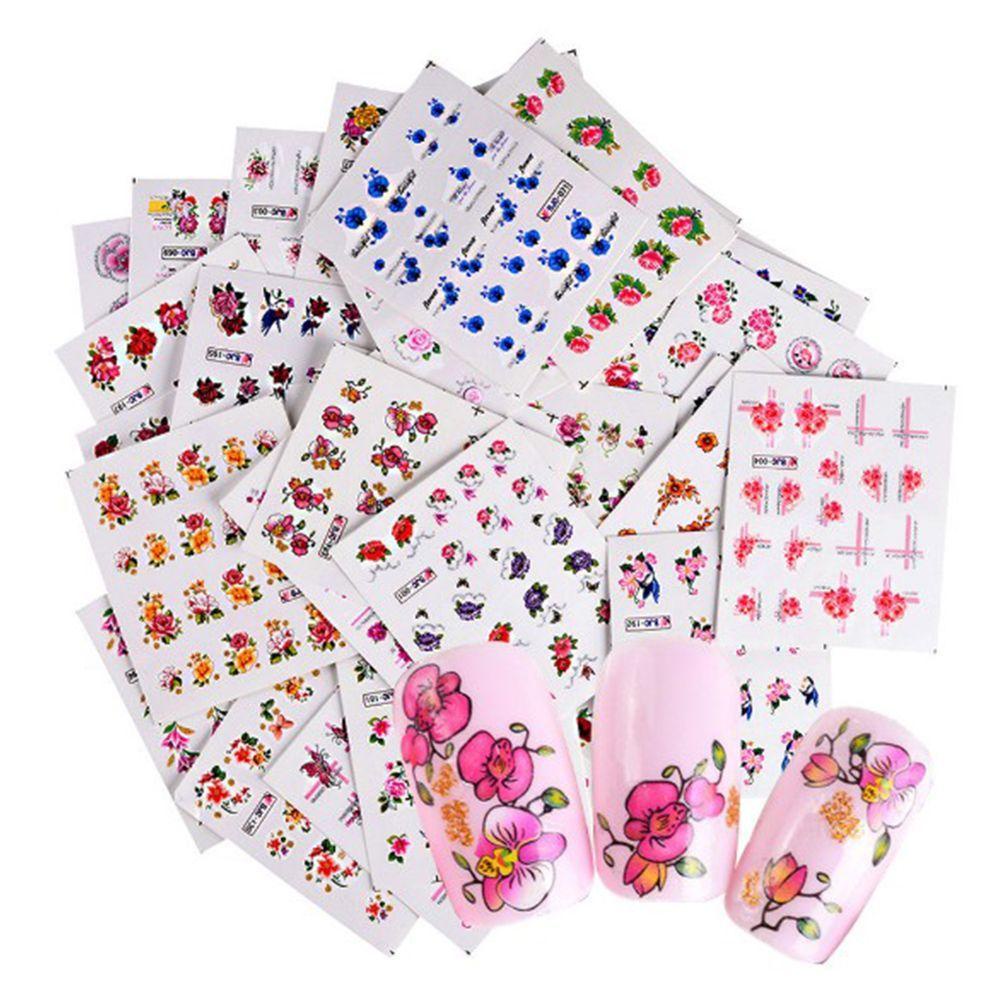 Sticker Dán Móng DYRUIDOJ Họa Tiết Giáng Sinh Nhiều Màu Sắc|Miếng Dán Trang Trí Móng Tay Dạng Trượt Nước