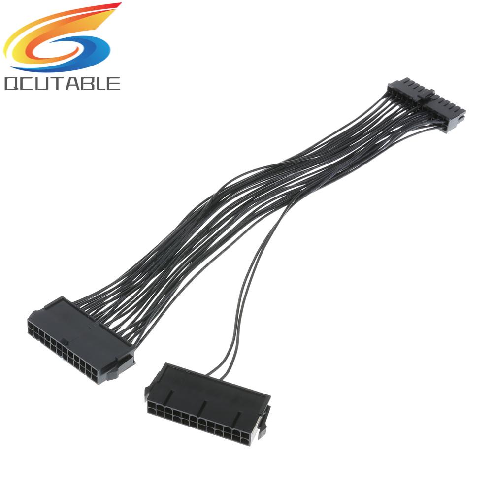 Dây Cáp Nối Nguồn 24Pin ATX Dual PSU Dành Cho PC Mining
