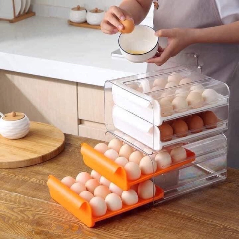 KHAY ĐỰNG TRỨNG 2-3 TẦNG TIẾT KIÊMK KHÔNG GIAN BẢO QUẢN TRỨNG HOÀN HẢO.ab