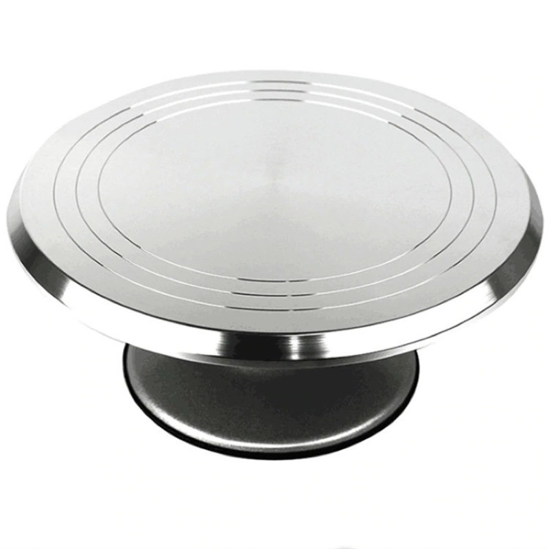 Bàn Xoay inox Trang trí bánh kem