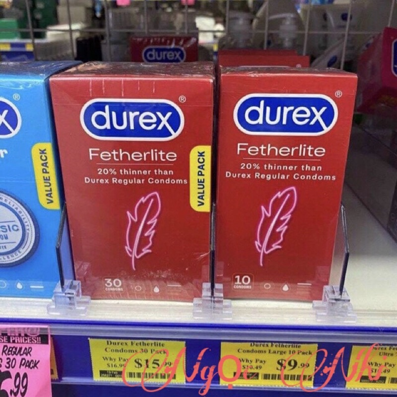 Bao cao su Durex Úc hộp 30c