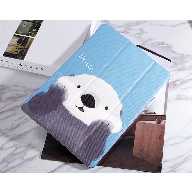 2017/2018 iPad Air2 Case Mini 234 iPad Flip Cartoon Stand PU Case Auto Sleep Smart Cover