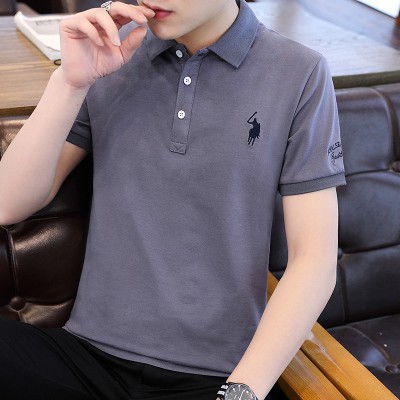 Áo Thun POLO Tay Ngắn Màu Trơn Chất Liệu cotton Thiết Kế Mới Thời Trang Mùa Hè Dành Cho Nam