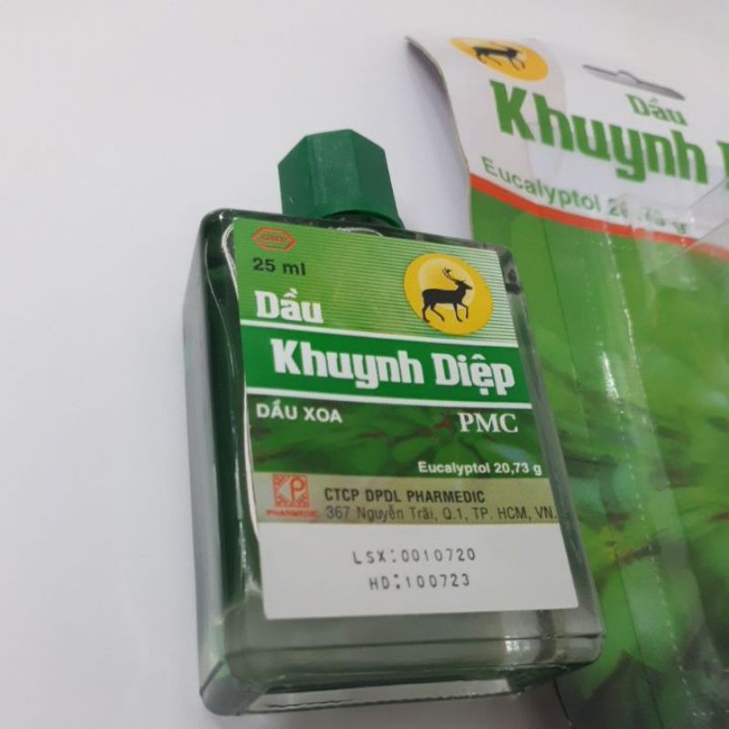 Dầu khuynh diệp PMC ( Con Nai) : chai 25ml