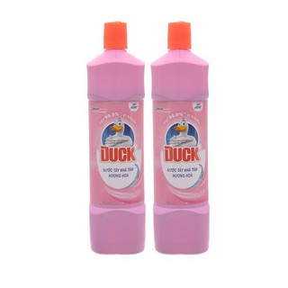 Combo 2 chai nước tẩy nhà tắm hương hoa duck chai 900ml
