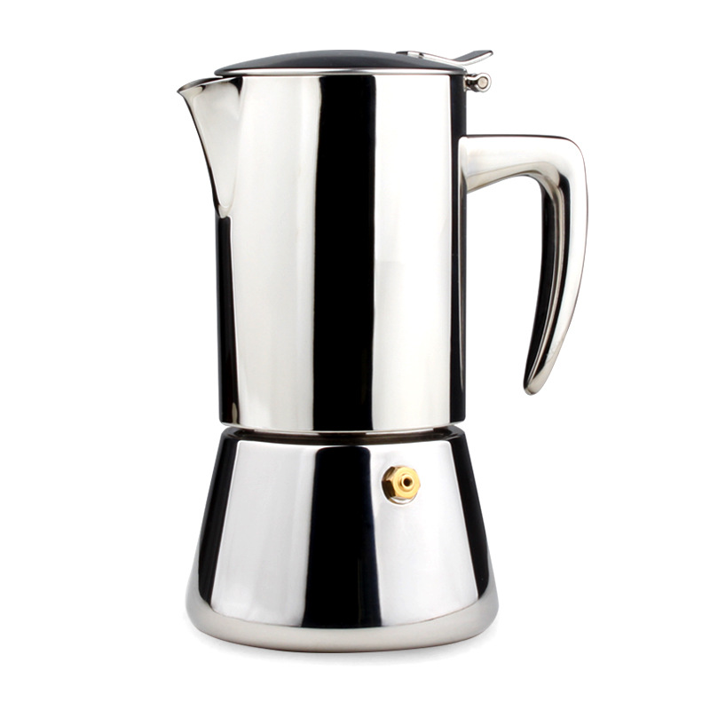 Nồi Moka trên bếp bằng thép không gỉ Máy pha cà phê Espresso Bình pha 4CUPS / 6CUPS Stainless Steel Stovetop Moka Pot Espresso Coffee Maker Pot Percolator 4CUPS/6CUPS