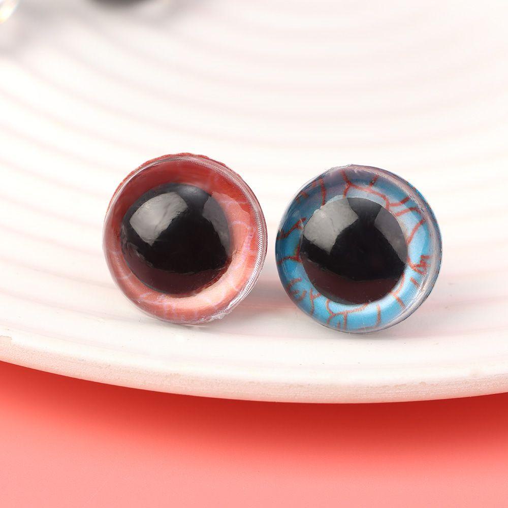 Set 1 / 5 Cặp Mắt Thủ Công 12 / 14 / 16mm Kèm Vòng Đệm Cho Búp Bê Nhồi Bông DIY