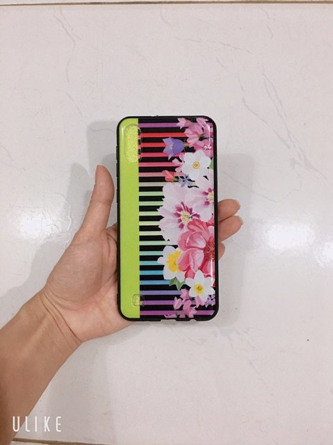 Ốp hoa kẻ xanh nõn chuối sam sung A10,M10