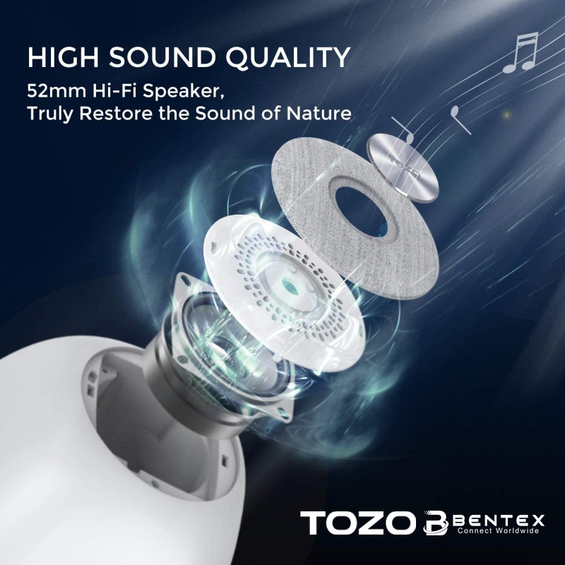 Đèn Ngủ Có Nhạc TOZO NL1 32 Âm Thanh HiFi Êm Dịu, Đèn Điều Chỉnh Ánh Sáng Dễ Ngủ, Tập Trung Học Tập Làm Việc