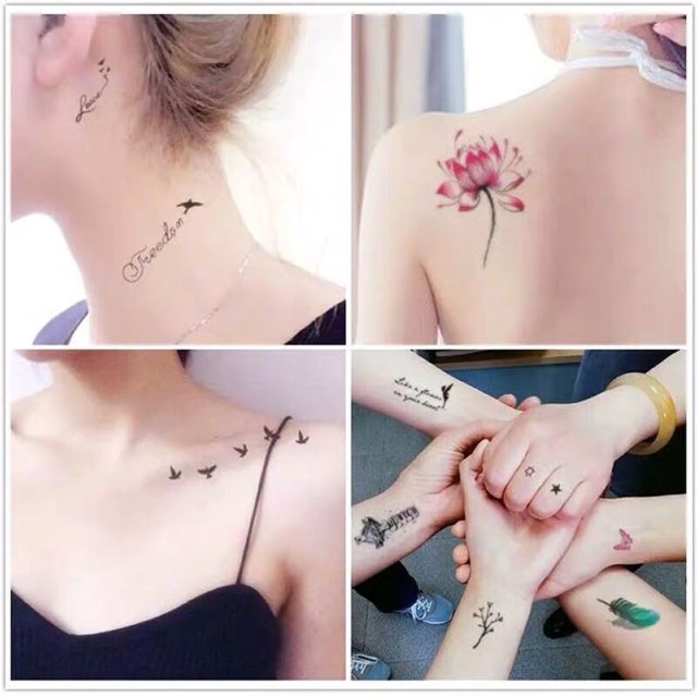 Hình xăm dám mini tattoo mini nhiều mẫu