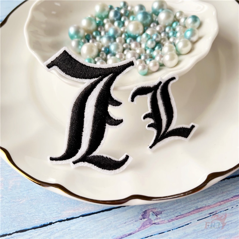 ☸ Sticker Ủi Thêu Hình Death Note ☸ 1 Sticker Ủi Thêu Hình Huy Hiệu