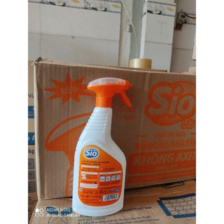 Nước tẩy bồn cầu, nhà tắm SIO 750ML.