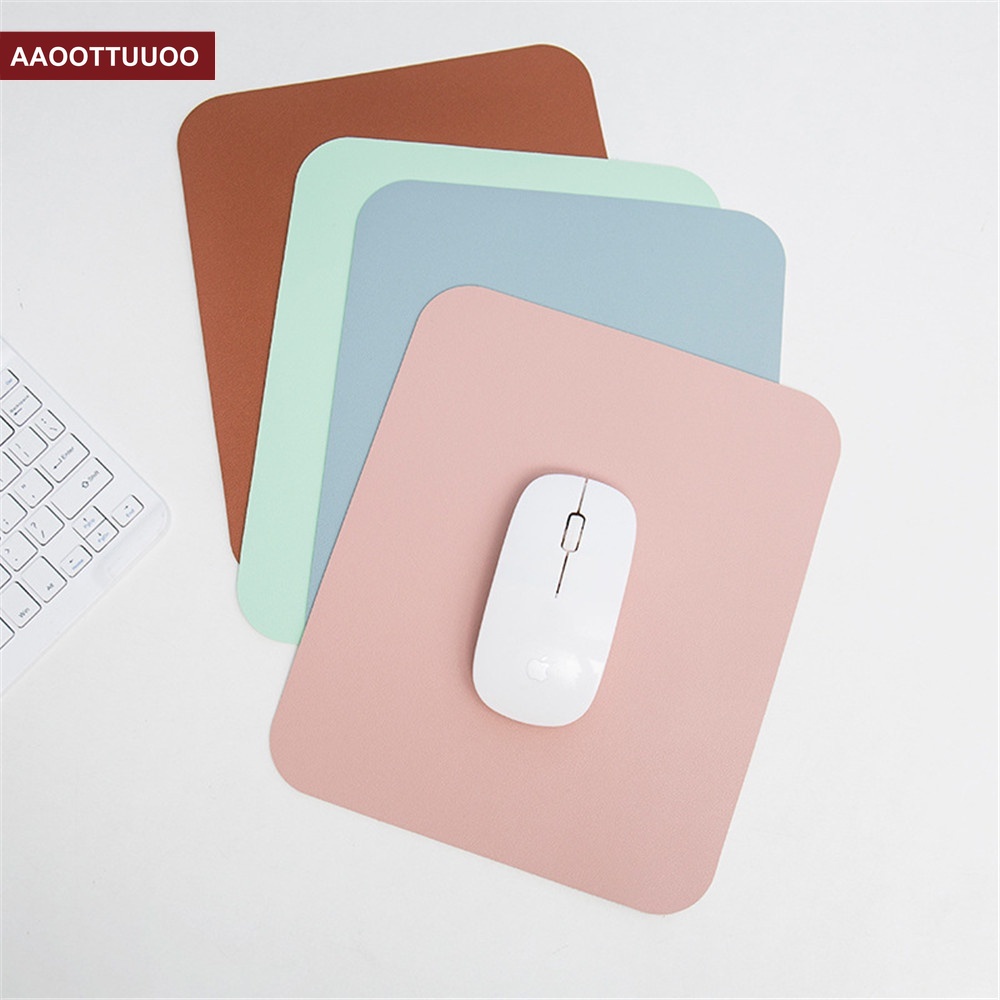 Miếng lót chuột cỡ nhỏ chống nước màu trơn đơn giản thời trang