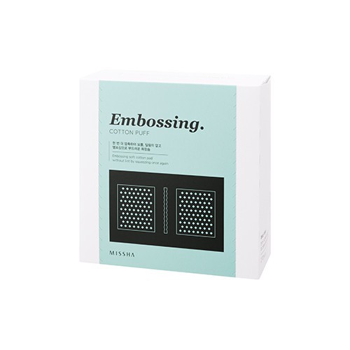 Bông Tẩy Trang Cao Cấp Missha Embossing Cotton Puff 270 miếng