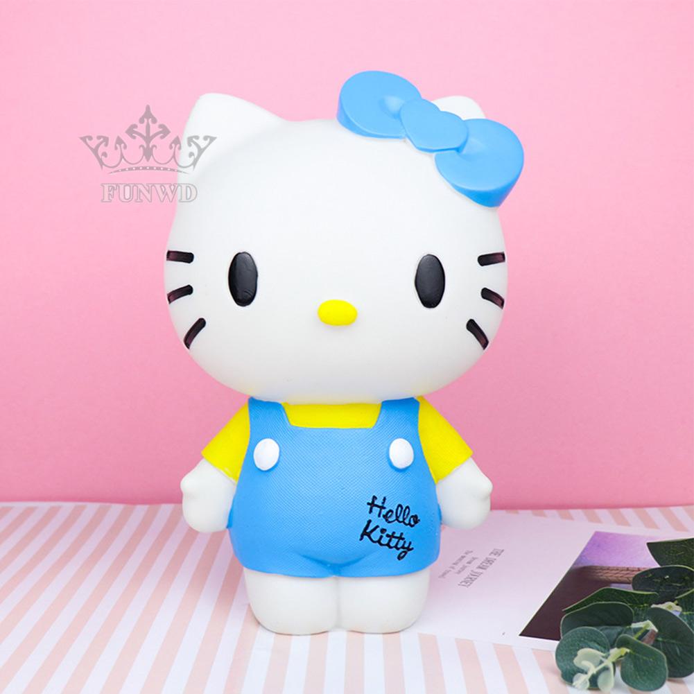Ống Heo Tiết Kiệm Chống Rơi Hình Hello Kitty Dễ Thương