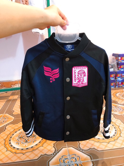 Áo Bomber Laundry xuất Nhật bé trai