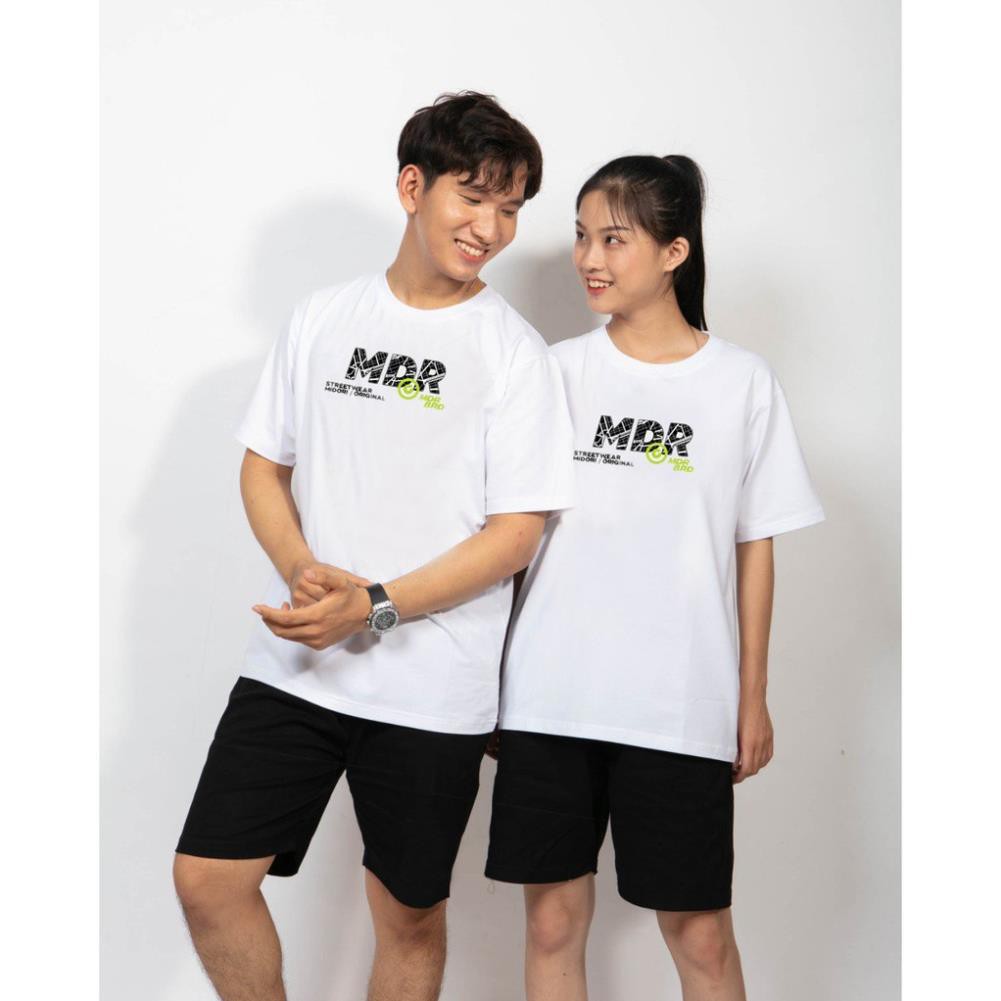 Áo thunUnisex form rộng Phông Nam Nữ tay lỡ MDR Gạch Local Brand Mi Midori
