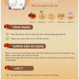 BỘT RỬA MẶT LINH CHI