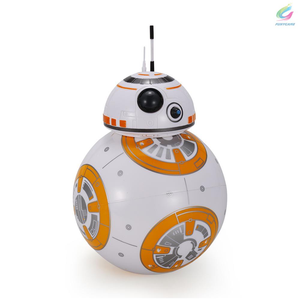 BB-8 2.4GHz RC Robot Ball Remote Control Planet Boy with Sound Star Wars Toy Kids Gift