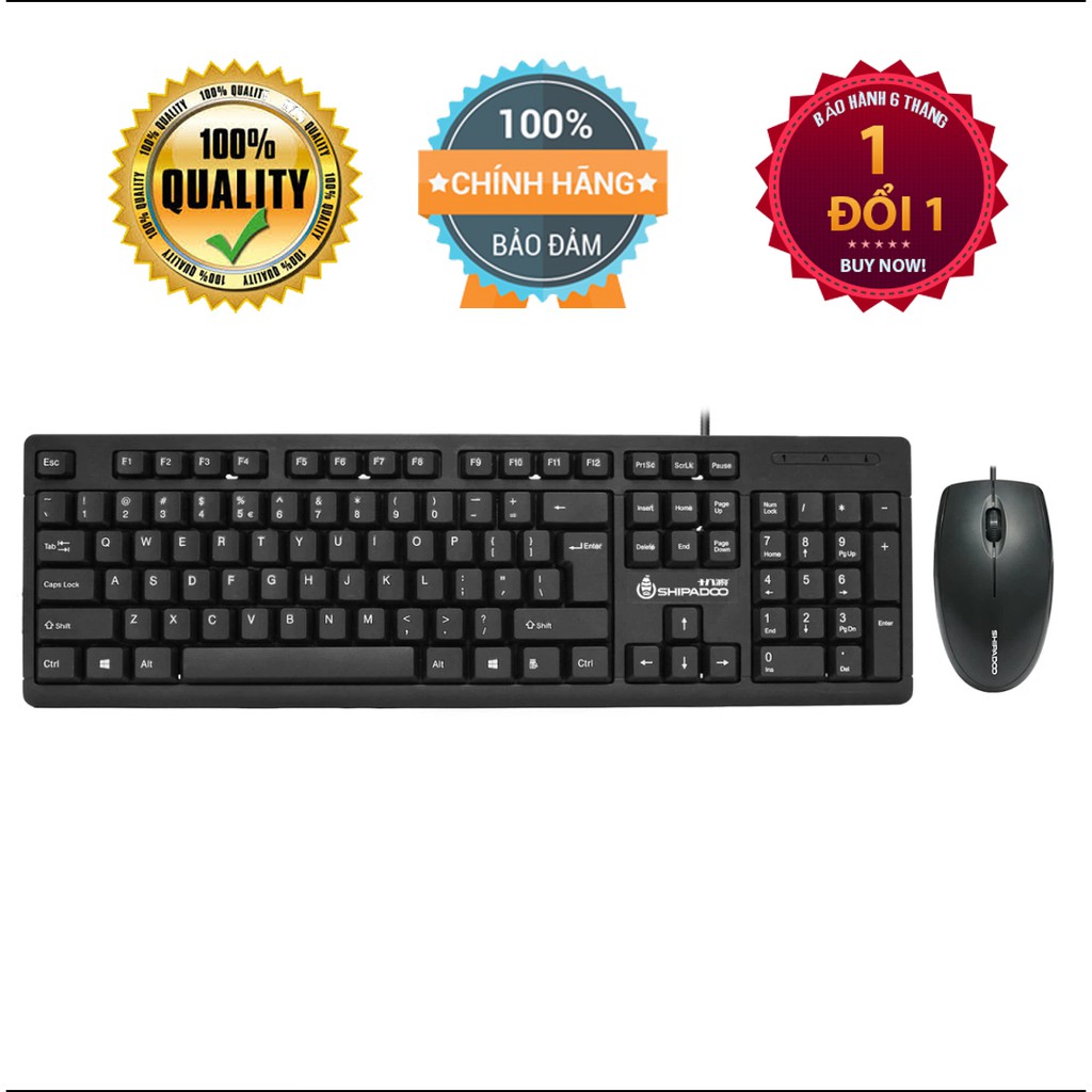 [Chính Hãng] Combo Bộ bàn phím và chuột Master 104 key D100ii có dây cổng usb dùng văn phòng hoặc chơi game giá rẻ | WebRaoVat - webraovat.net.vn