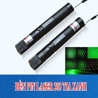 Đèn pin laser 303 tia xanh