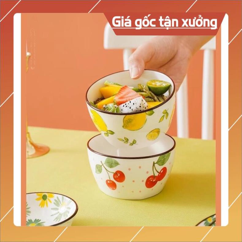 Giá Siêu Rẻ  Bát ăn cơm hình hoa quả