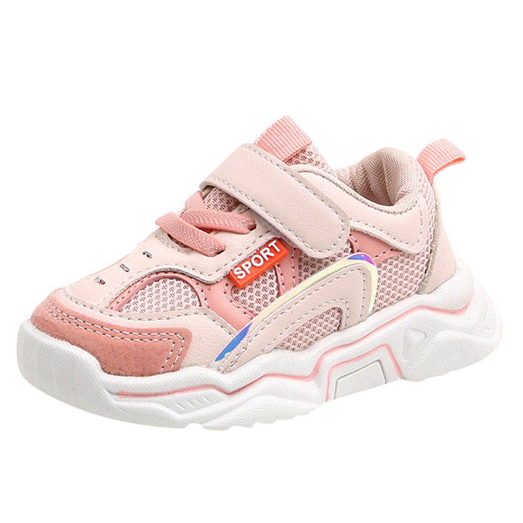 Toddler Infant Kids Baby Boys Girls Mesh Breathable Sport Running Shoes Sneakers