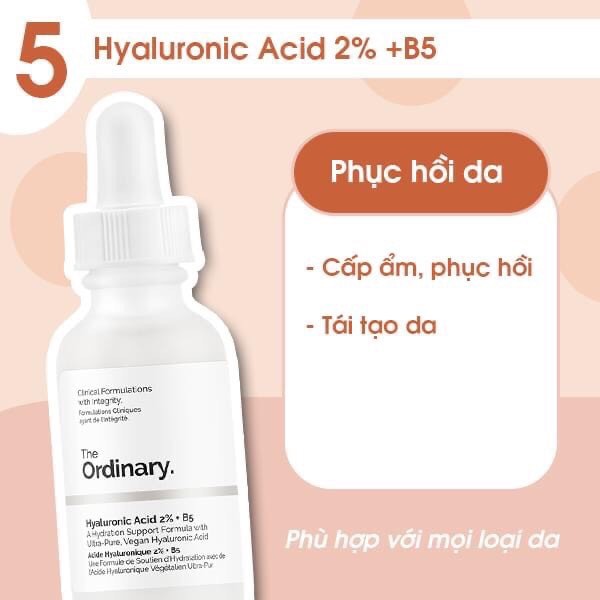 Tinh Chất Serum The Ordinary Hyaluronic Acid 2% + B5