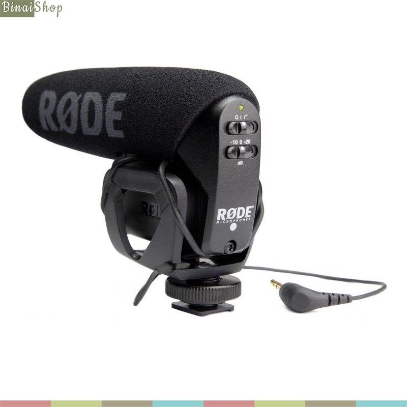 [Mã ELHACE giảm 4% đơn 300K] Rode Videomic Pro - Micro Shotgun Cho Máy Ảnh, Máy Quay, Siêu Nhẹ, Pin 70 Giờ Liên Tục