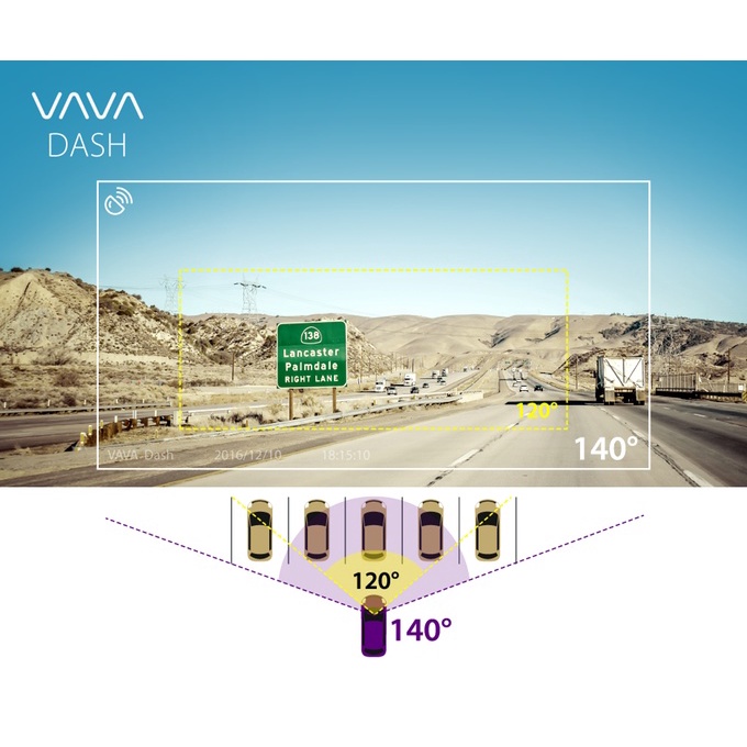 Camera hành trình VAVA Dash Cam 2K – Nhập Khẩu