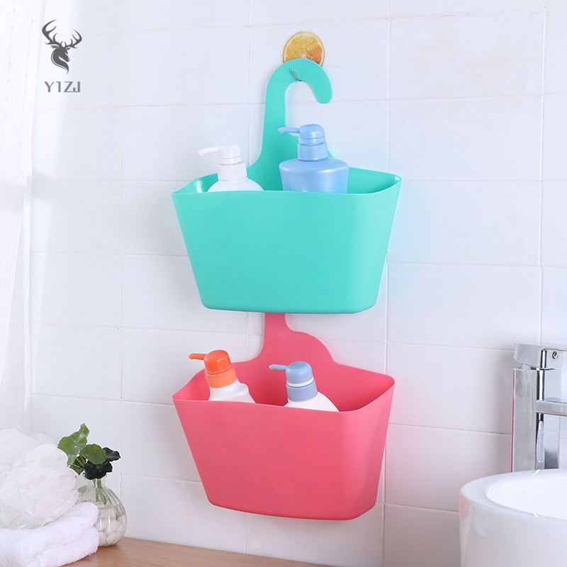 Set 2 Giỏ Nhựa Đựng Vật Dụng Tiện Lợi Cho Nhà Tắm