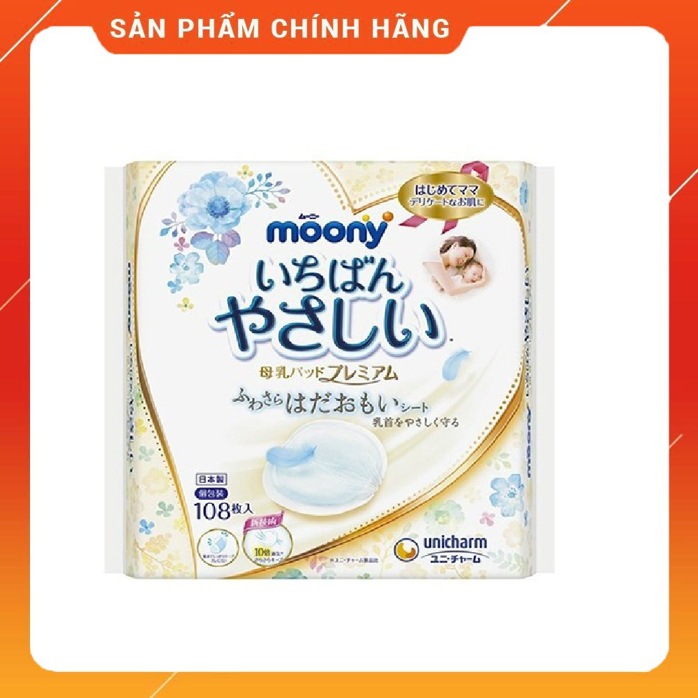 Miếng Lót Thấm Sữa Moony 108 Miếng Nội Địa Nhật, mềm mại, giúp mẹ an tâm và tự tin trong mọi hoạt động thường ngày.