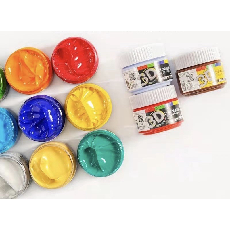 Màu Acrylic 3D lọ 100ml M01