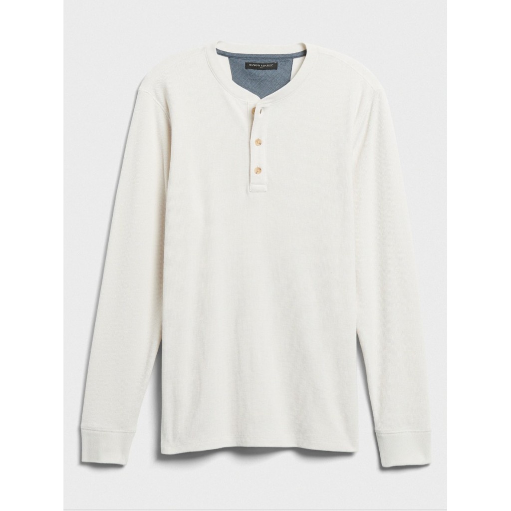 Áo thun nam dài tay cổ tàu BANANA REPUBLIC xuất xịn mã 2 | BigBuy360 - bigbuy360.vn