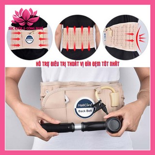 Đai Hơi Cột Sống 💝FREESHIP💝 Đai Kéo Giãn Cột Sống - Đai Bảo Vệ Lưng, Thoát Vị Đĩa Đệm, Thoái Hóa Cột Sống Lưng
