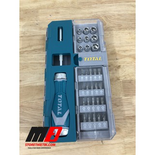 Bộ tua vít cao cấp tự động đa năng 33 Chi tiết Total TACSD30336