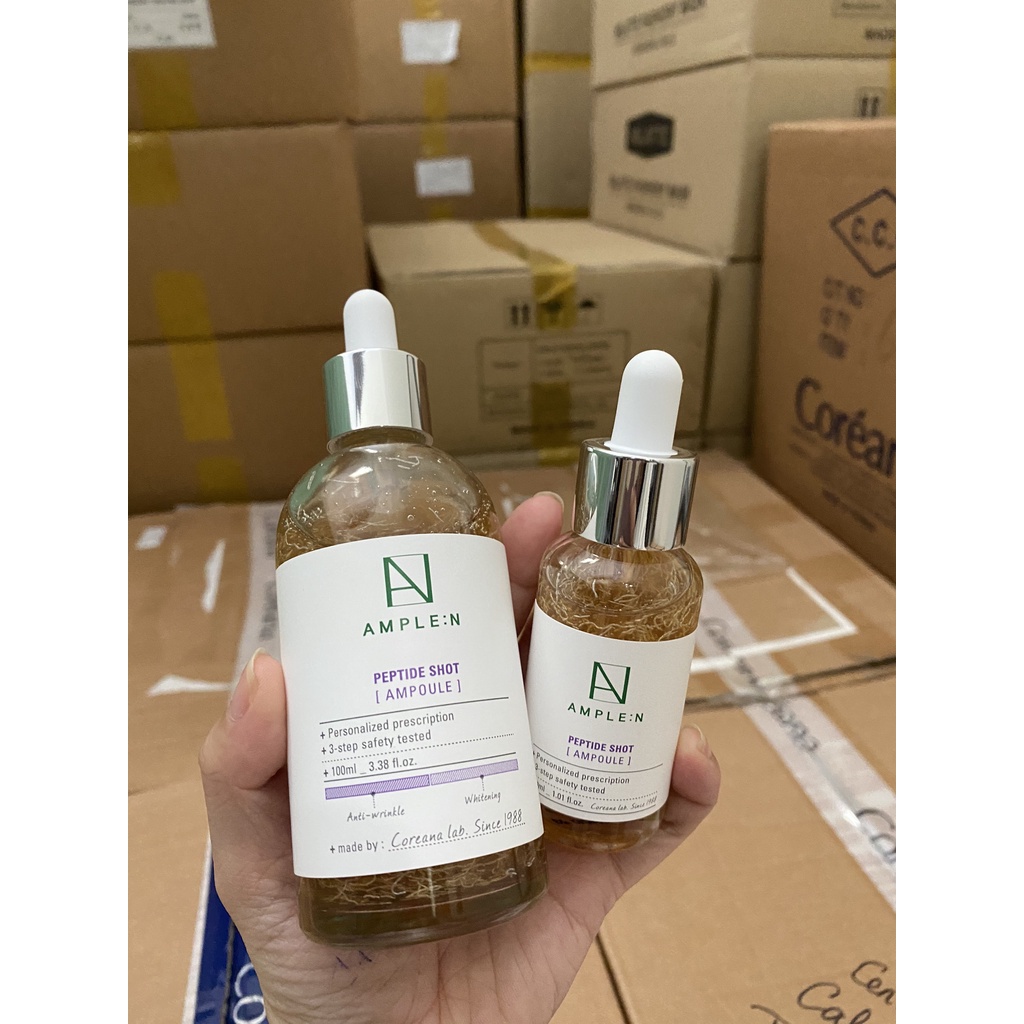Tinh Chất Dưỡng Trắng Tăng Độ Đàn Hồi Da Ample:N Peptide Shot Ampoule