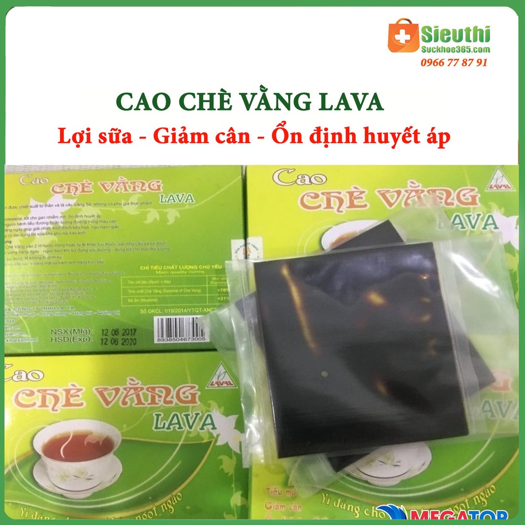 Cao Chè Vằng Lava- Lợi Sữa, Giảm Cân