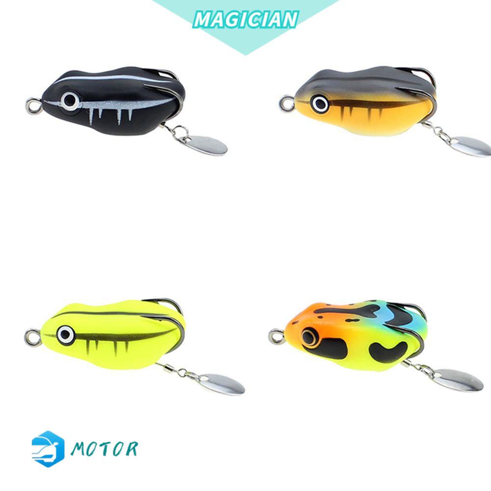 Mồi câu cá giả hình chú ếch mềm mại nhiều màu sắc tùy chọn